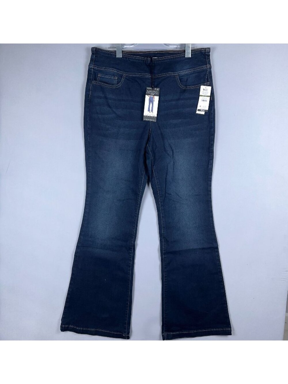 Sofia Jeans By Sofia Vergara Melisa Super High-Rise Flare Jeans Size 18 Pull On